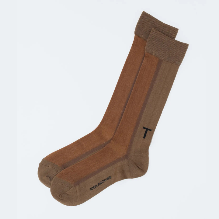021141015 TOGA Collab Sheer Crew Socks
