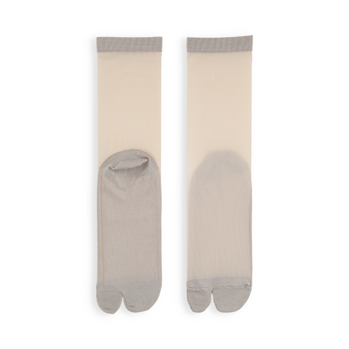 021141029 Sheer Tabi Crew Socks