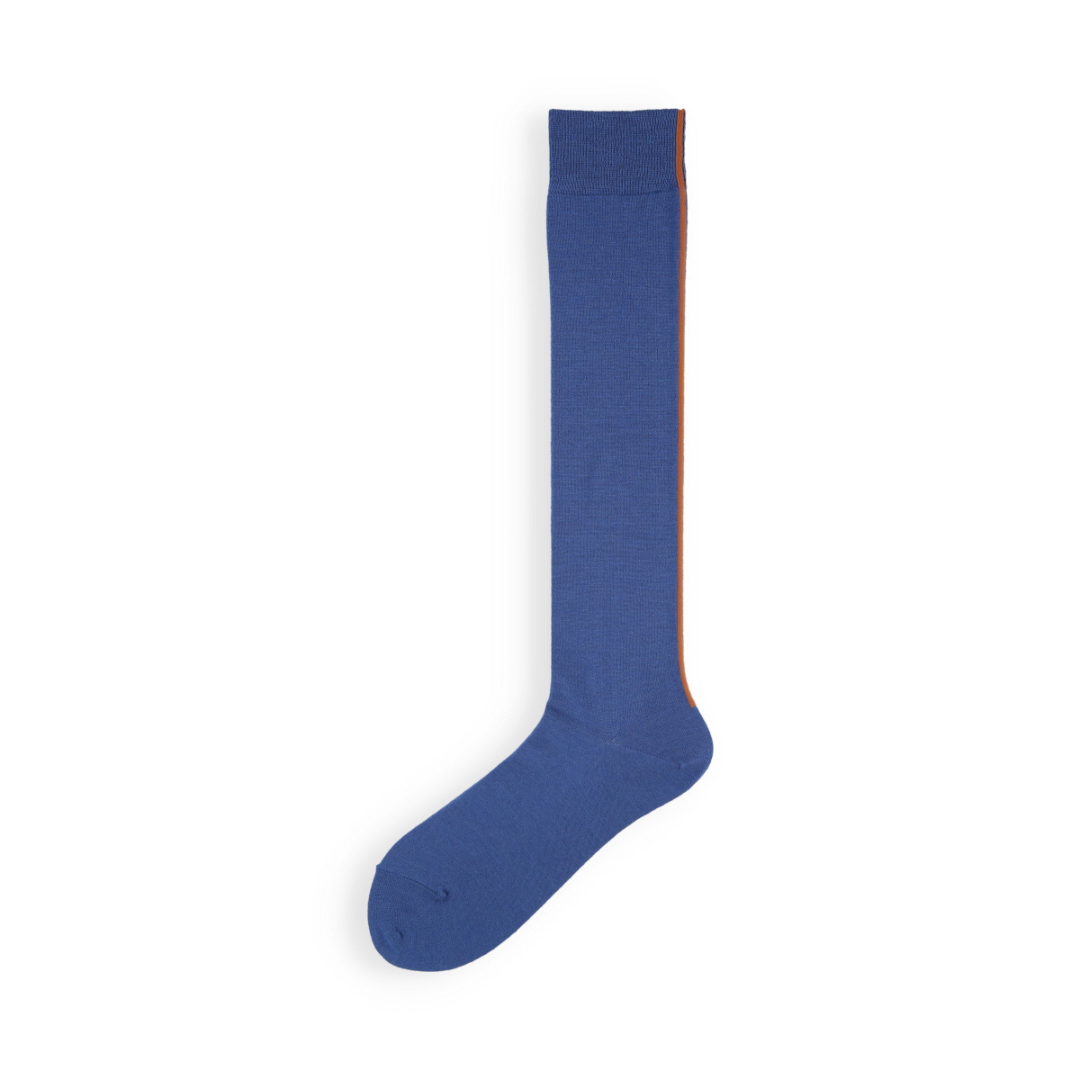 021170147 Merino Wool Backseam Knee High Socks