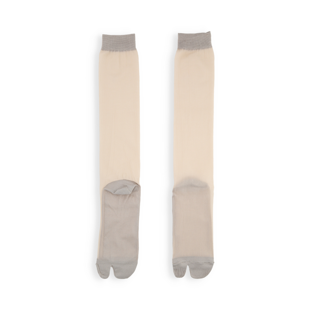 021170217 Tulle Tabi Knee High Socks