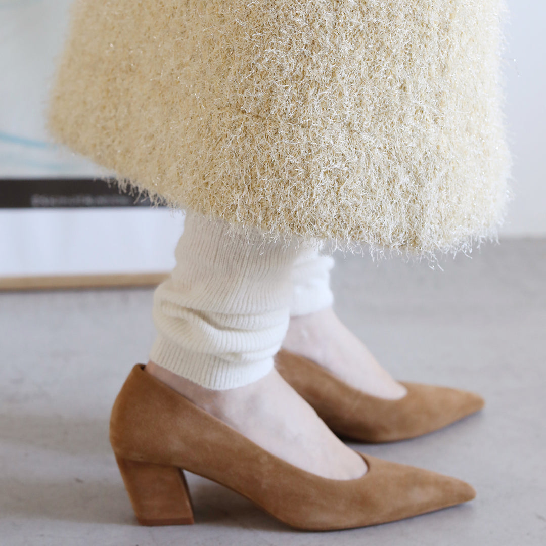 021400221 Angora Mixed Rib Legwarmers