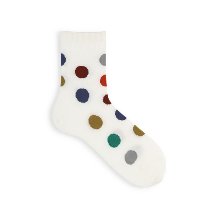 062130190 Colourful Coin Dots Short Socks