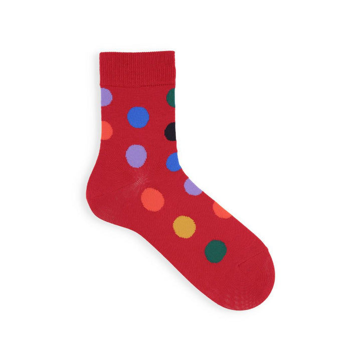 062130190 Colourful Coin Dots Short Socks