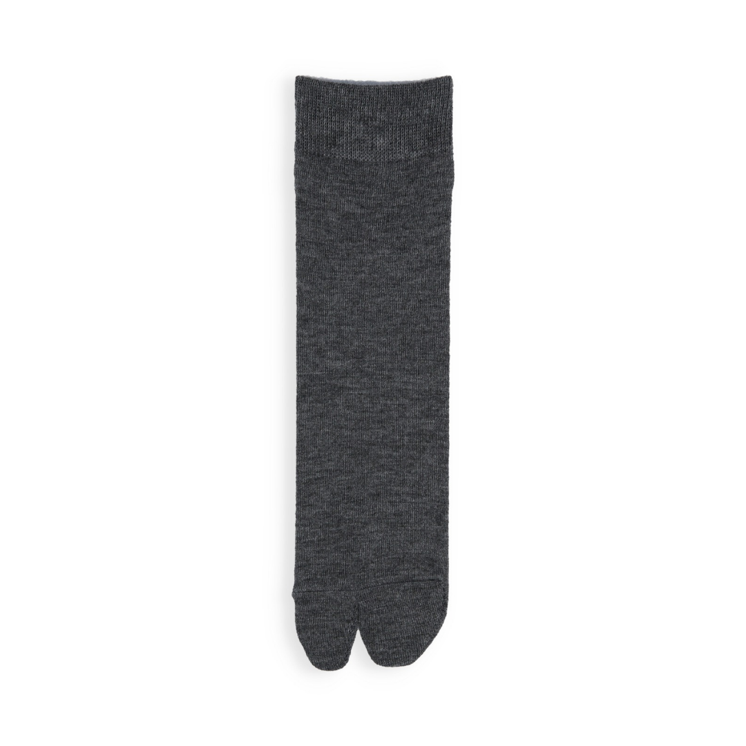 062130405 Merino Wool Plain Tabi Short Socks L
