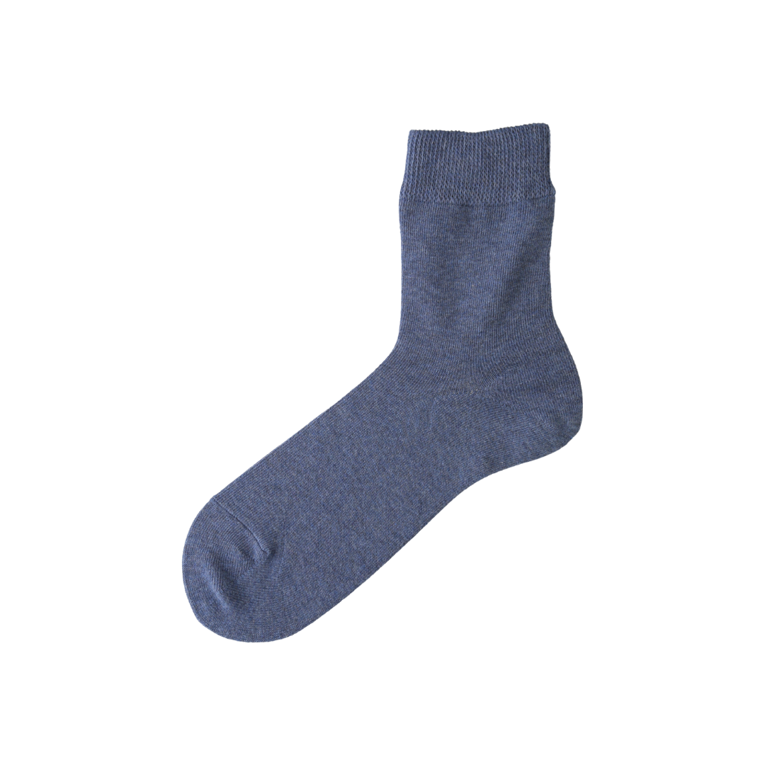 062131037 Non-Elastic Plain Short Socks M