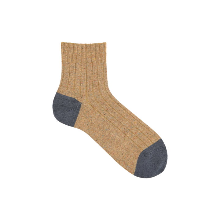 062131171 Wool Nep Bicolore Short Socks M