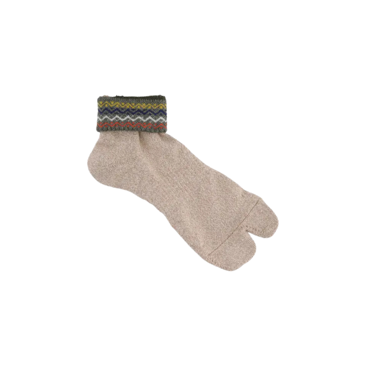 062131366 Wave Turn Down Short Tabi Socks L