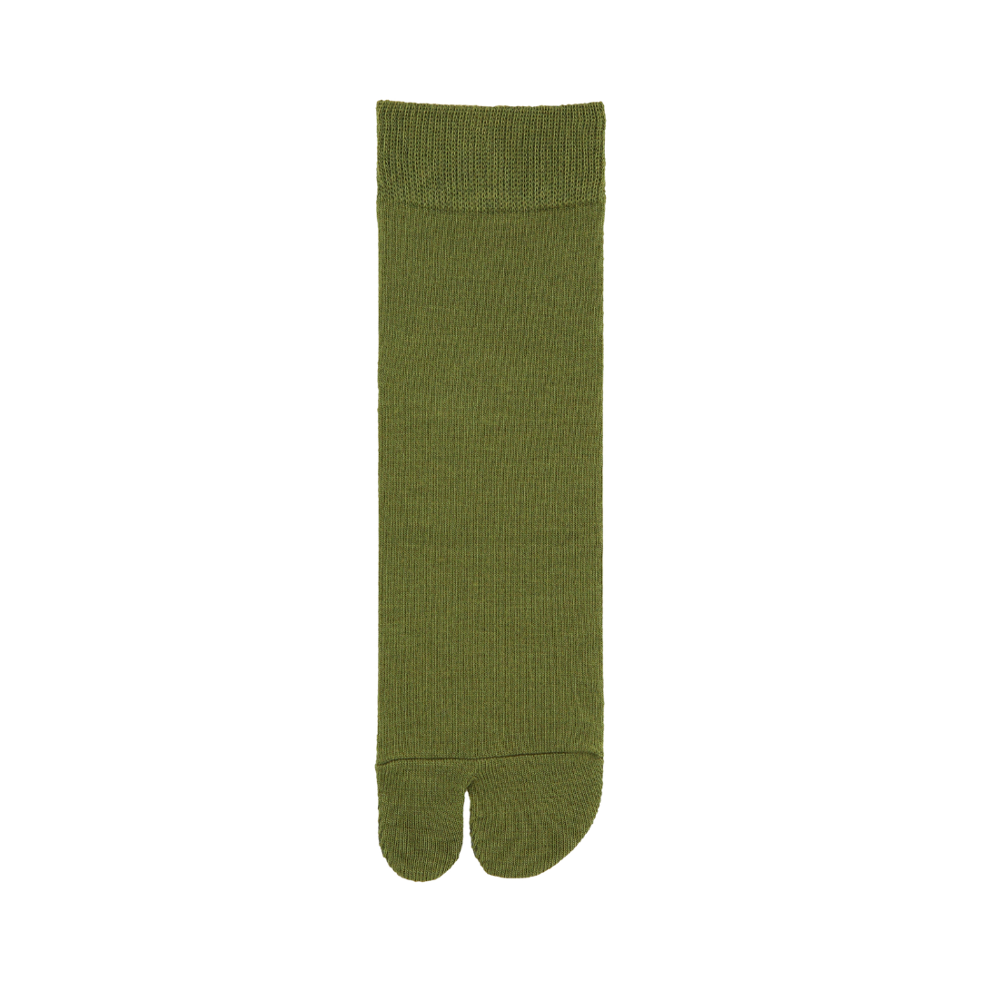 062131390 Merino Wool Plain Tabi Short Socks M