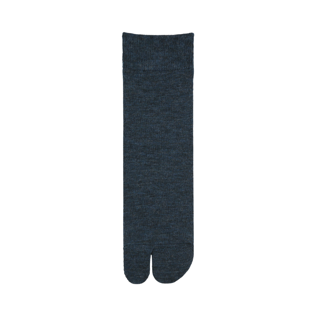 062131390 Merino Wool Plain Tabi Short Socks M