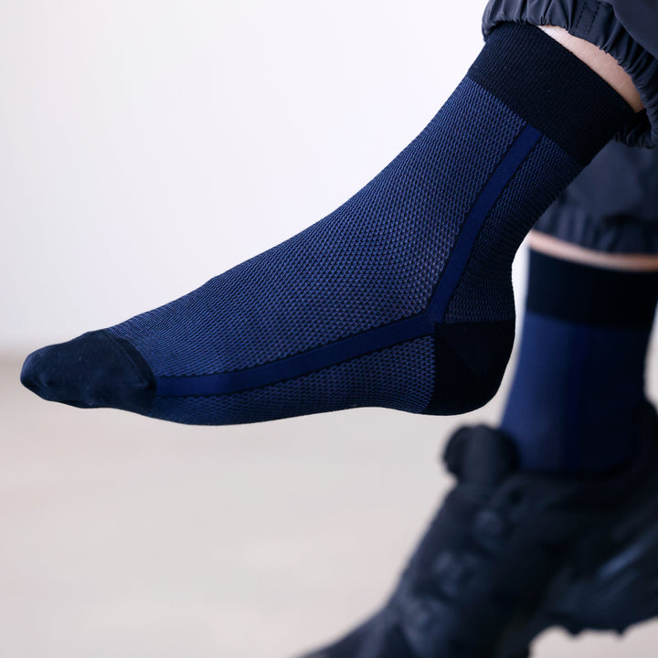 062131409 Mesh Side Line Short Socks