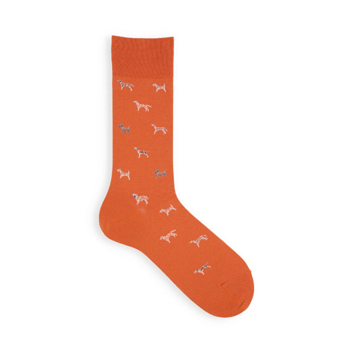 062140116 Dog Pattern Crew Socks M