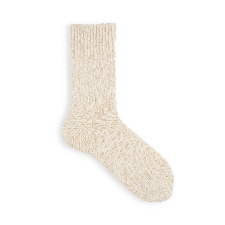 062140176 Cotton Big Slub Yarn Socks