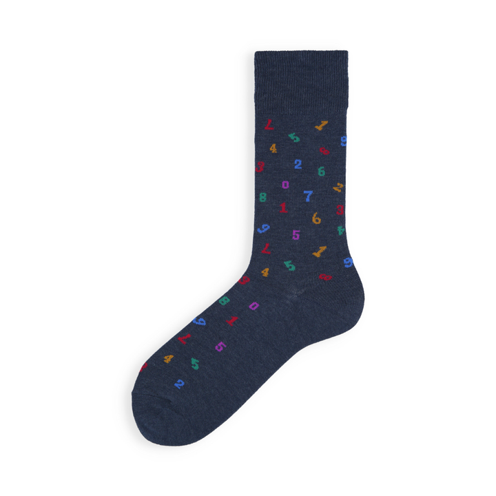 062140652 Colourful Numbers Mid-Calf Socks
