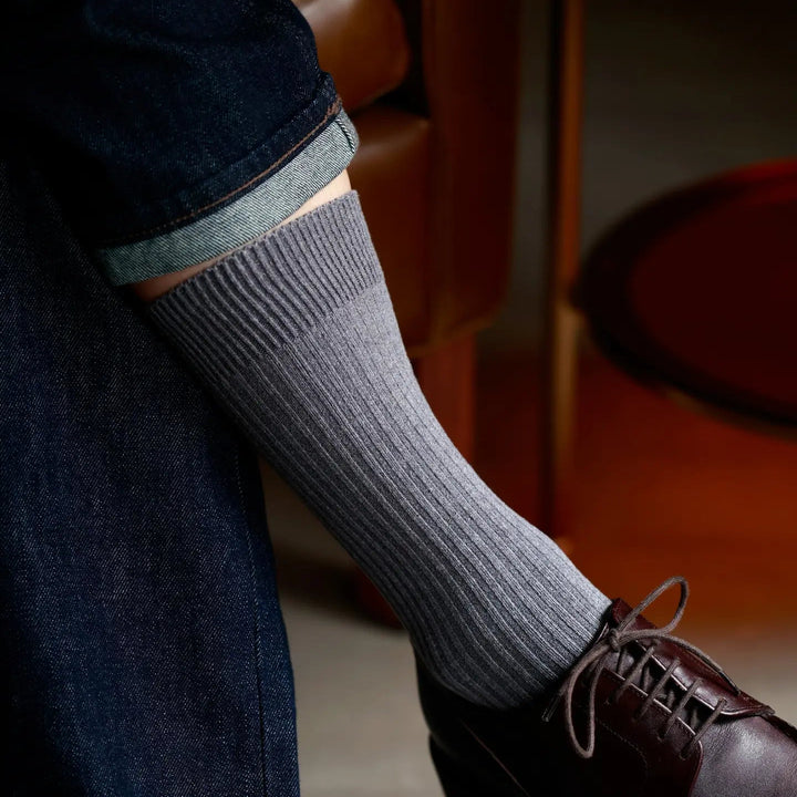 062140689 Power-Fit Mid-Calf Socks M
