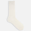 062141986 Wide Ribbed Mid-Calf Socks L