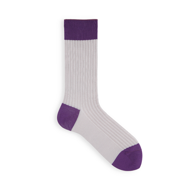 062142025 Jacquard Stripe Crew Socks M