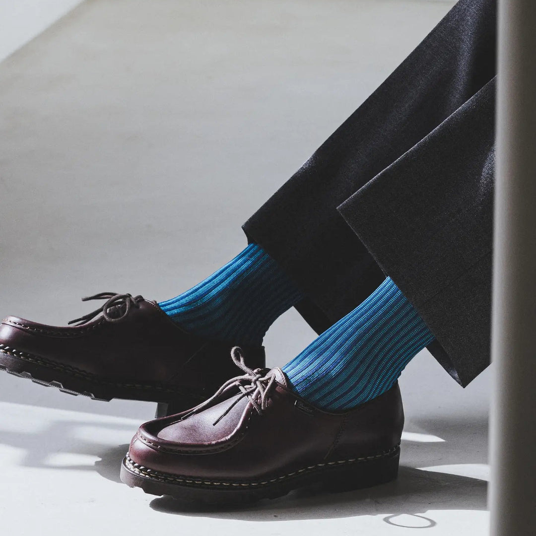 062142025 Jacquard Stripe Crew Socks M