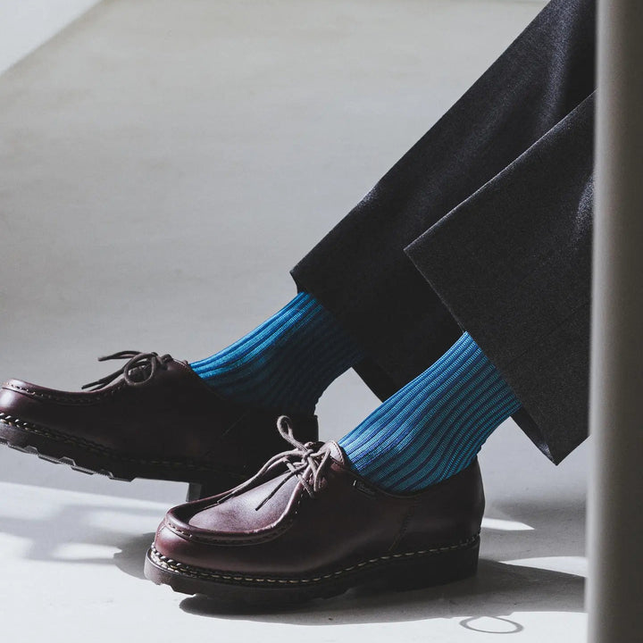 062142025 Jacquard Stripe Crew Socks M