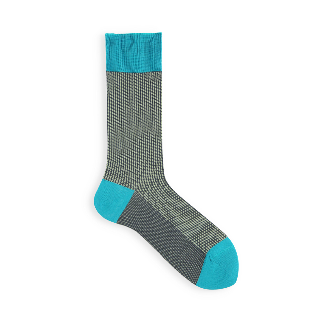062142088 JQ Houndstooth Crew Socks M