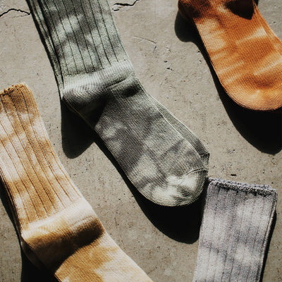 062142242 Tie-Dye Soft Crew Socks