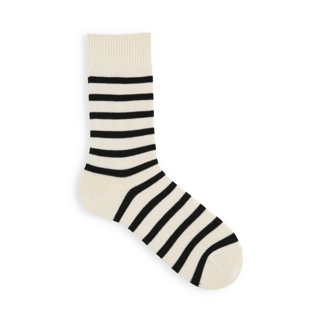 062142387 Wide Stripe Crew Socks