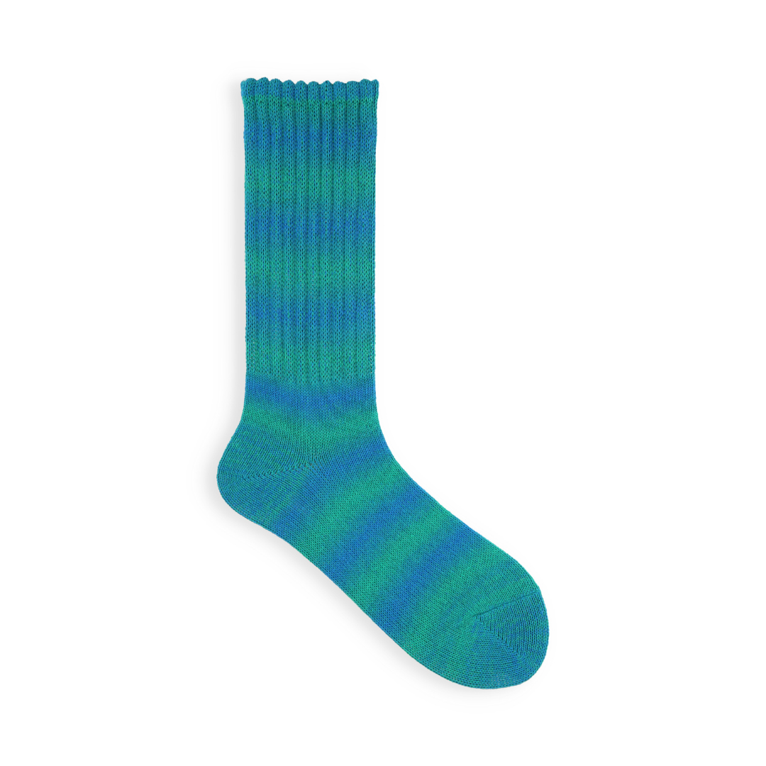 011141571 Gradient Stripe Rib Crew Socks