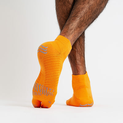 Orange Tabi Running Socks