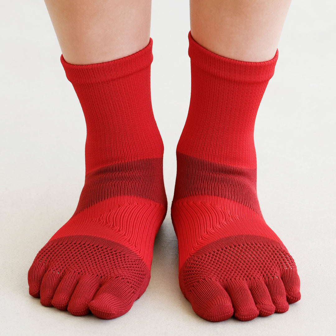 072140055 Racing Run Toe Short Socks L