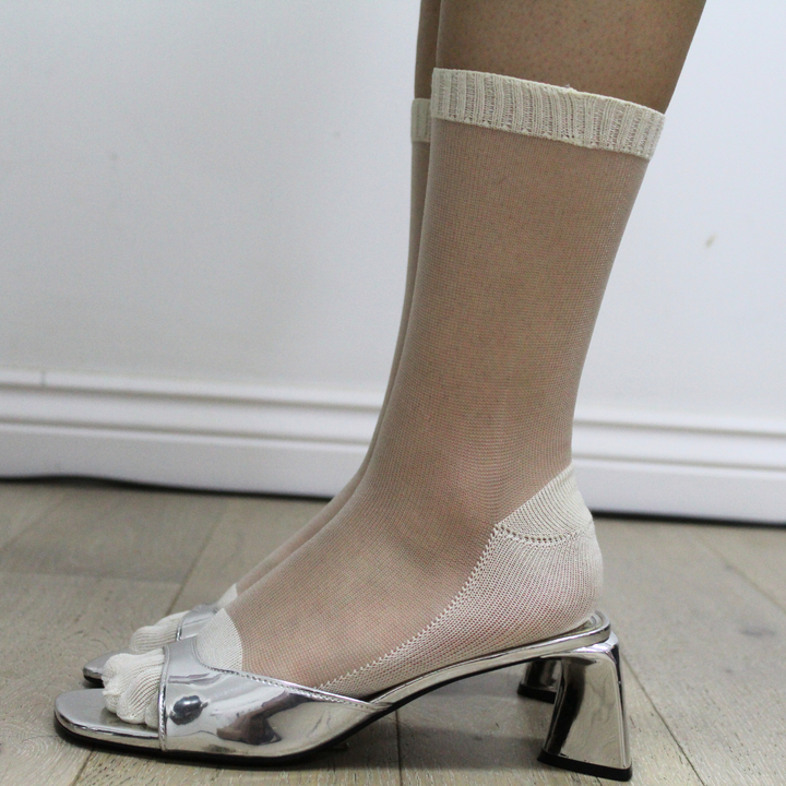 011141549 Sustainable Yarn Sheer Crew Toe Socks