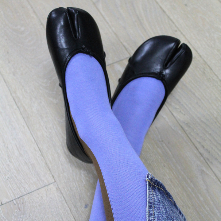 011141589 Bicolour Tabi Crew Socks S