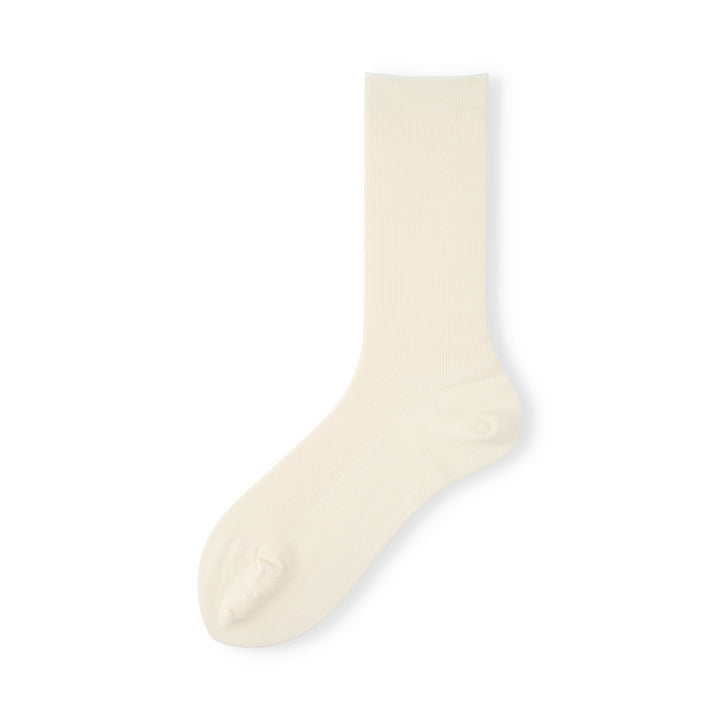 021140512 Luxe Merino Wool Ribbed Crew Socks