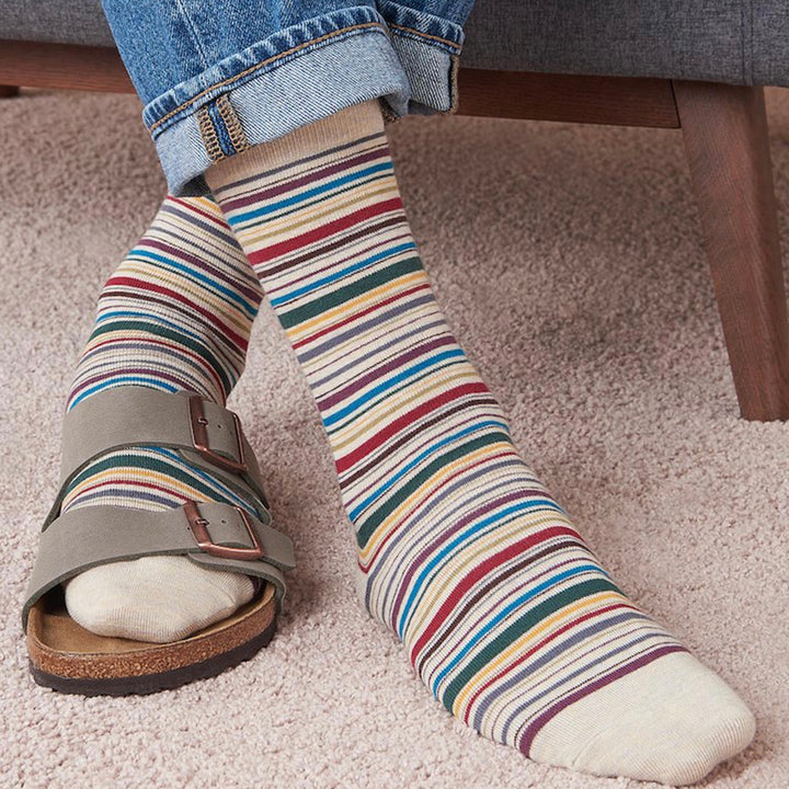 Men Stripe Socks